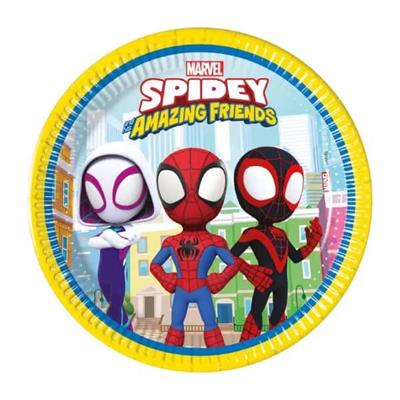 PIATTI SPIDEY & FRIENDS 20CM 8PZ