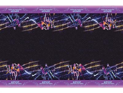 TOVAGLIA IN PLASTICA K-POP DEMON HUNTERS 120X180CM
