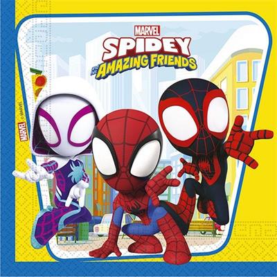 TOVAGLIOLI SPIDEY & FRIENDS 33X33CM 20PZ