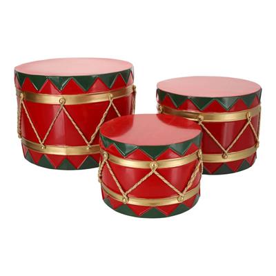 TAMBURELLI IN METALLO 23X30CM 3PZ
