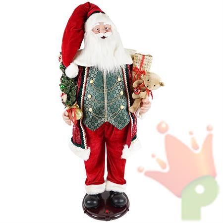 BABBO NATALE CON MOVIMENTO 65X45X155CM