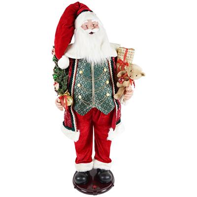 BABBO NATALE CON MOVIMENTO 65X45X155CM