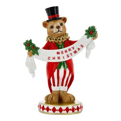 ORSO NATALIZIO DA CIRCO 16X9X23CM