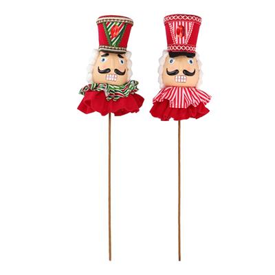 DECORAZIONE TESTA BABBO NATALE 18X21CM