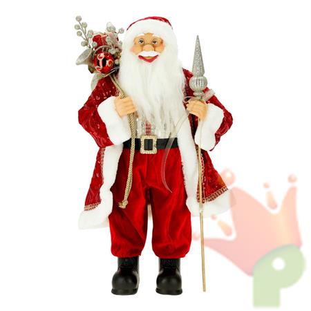 BABBO NATALE CON SACCA REGALI 60CM