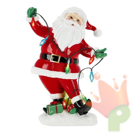 BABBO NATALE CON LUCI COLORATE 21X1,5X31CM