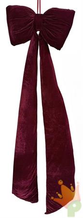 FIOCCO IN VELLUTO ROSSO 230CM