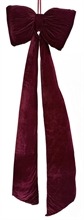 FIOCCO IN VELLUTO ROSSO 230CM