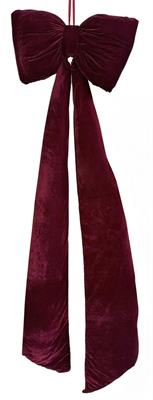 FIOCCO IN VELLUTO ROSSO 230CM