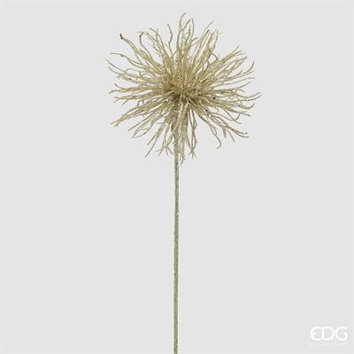 RAMO POMPOM CHAMPAGNE GLITTERATO 60CM