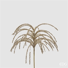 RAMO SPIGA PLATINO GLITTERATO 60CM