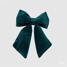 FIOCCO IN VELLUTO CON CLIP VERDE 25CM