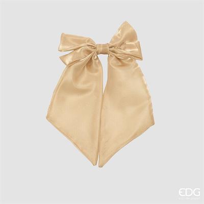 FIOCCO IN RASO CON CLIP ORO 35CM