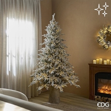 ALBERO DI NATALE INNEVATO 210 CM PINO CORTINA 2500 MINILED