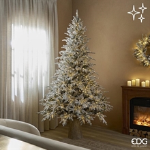 ALBERO DI NATALE INNEVATO 240 CM PINO CORTINA 3400 MINILED