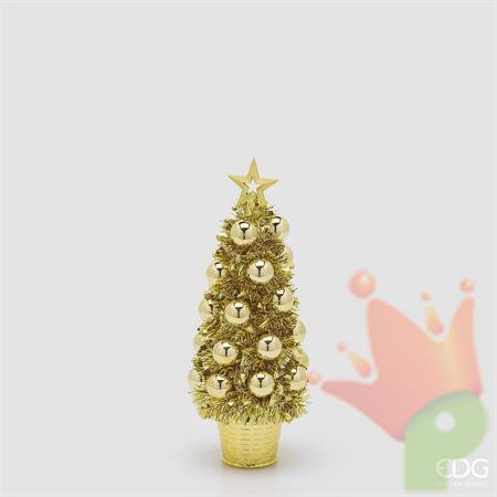 ALBERO DI NATALE DECORATO CON PALLINE 32CM