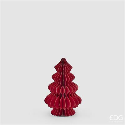 ALBERO DI NATALE ORIGAMI ROSSO 20CM