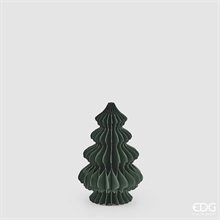 ALBERO DI NATALE ORIGAMI VERDE SCURO 20CM