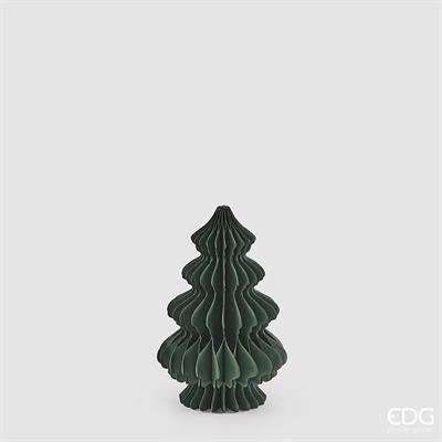 ALBERO DI NATALE ORIGAMI VERDE SCURO 20CM