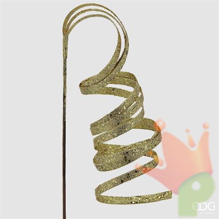 RAMO FILANTE ORO GLITTERATO 85CM
