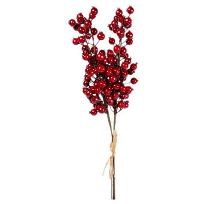 RAMO CON BACCHE ROSSE 65CM