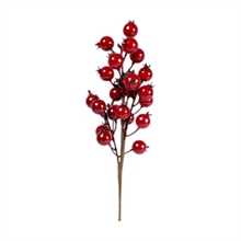 RAMO CON BACCHE ROSSE 34CM
