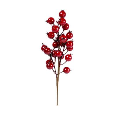 RAMO CON BACCHE ROSSE 34CM
