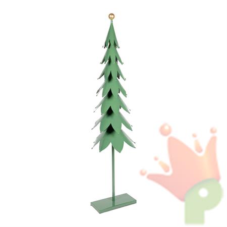 ALBERO DI NATALE IN METALLO VERDE 120CM
