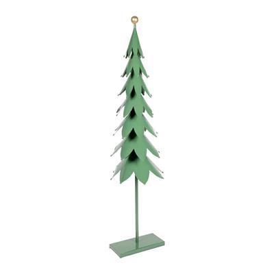 ALBERO DI NATALE IN METALLO VERDE 120CM