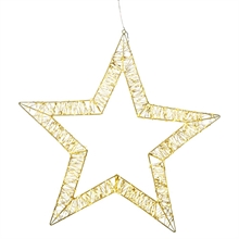 STELLA IN METALLO ORO 110CM