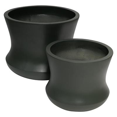 SET VASI IN CEMENTO VERDE 54X46CM 2PZ