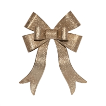 FIOCCO IN METALLO ORO GLITTERATO 39X47CM