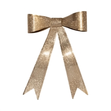 FIOCCO IN METALLO ORO GLITTERATO 28X34CM