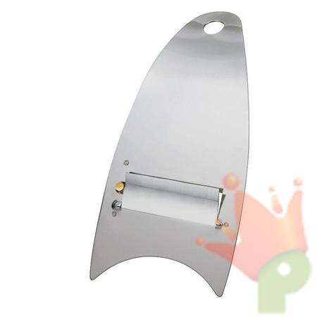 AFFETTATUTTO CON LAMA LISCIA REGOLABILE ACCIAIO INOX