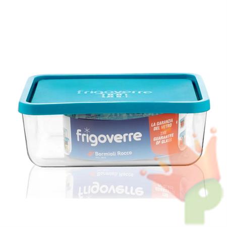 CONTENITORE RETTANGOLARRE CON COPERCHIO 21X13 CM FRIGOVERRE