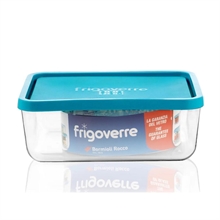 CONTENITORE RETTANGOLARRE CON COPERCHIO 21X13 CM FRIGOVERRE