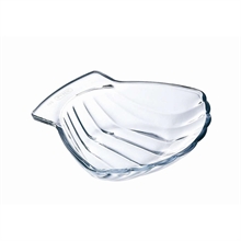 FORMA CONCHIGLIA IN VETRO 13 x 13 x 3 CM