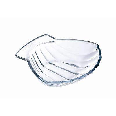 FORMA CONCHIGLIA IN VETRO 13 x 13 x 3 CM