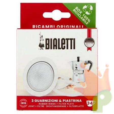 GUARNIZIONE CAFFETTIERA MOKA 3+1 3-4 TAZZE
