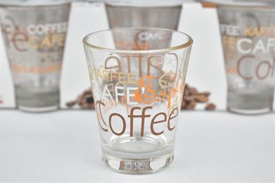 BICCHIERINI CAFFE' IN VETRO 6 PZ