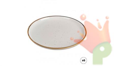 PIATTO DESSERT IN PORCELLANA AKIKO 20 CM