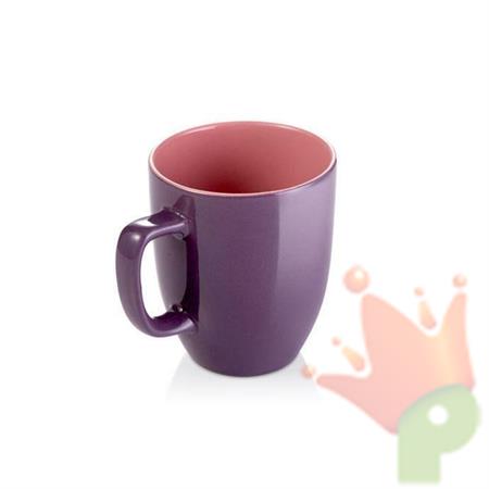 TAZZA MUG VIOLA CREMA SHINE