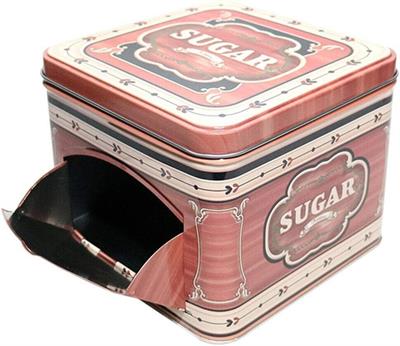 SCATOLA LATTA DEC. VINTAGE ZUCCHERO