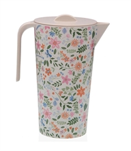 CARAFFA CON DECORO FIORI H.21,8X18,7X12,2 CM