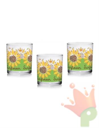 SET BICCHIERI ACQUA SOLEADO 3 PZ 220 CC