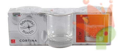 BICCHIERI ACQUA CORTINA 25CL 3PZ