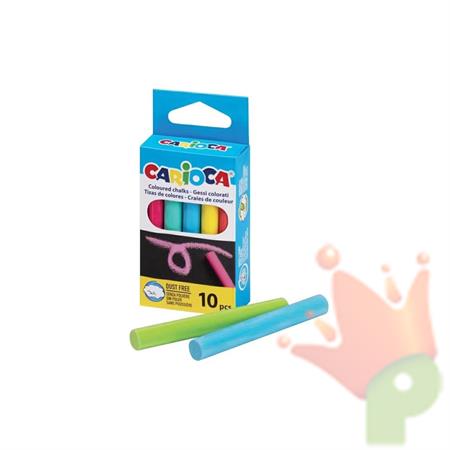 GESSI TONDI CARIOCA COLORATI 10PZ