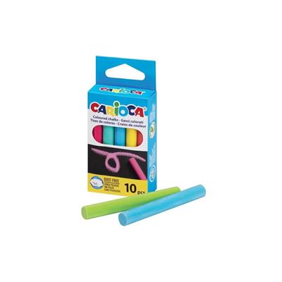 GESSI TONDI CARIOCA COLORATI 10PZ