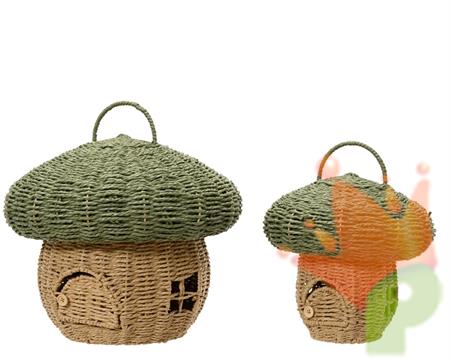 CESTINO FUNGO VERDE 26CM