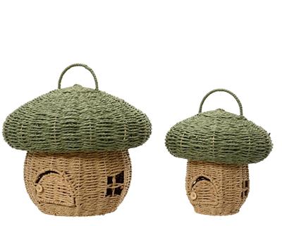 CESTINO FUNGO VERDE 26CM